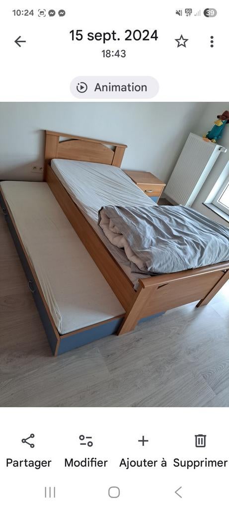 Volwaardige slaapkamer, Ophalen
