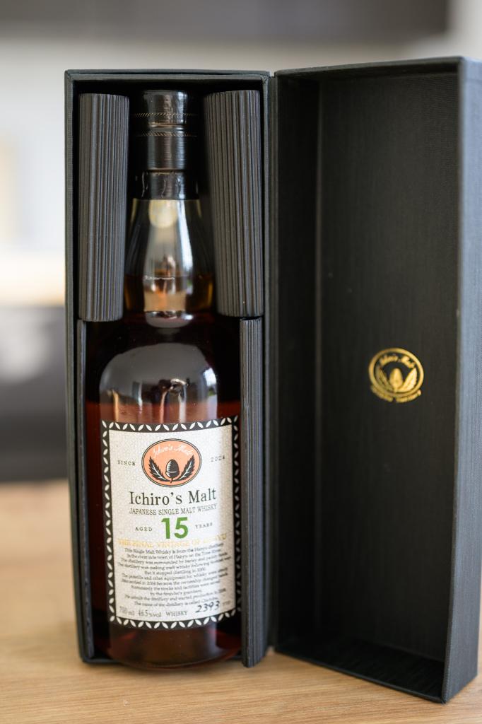 Ichiro's Malt Japanse single malt-whisky — 15 jaar, Verzamelen, Ophalen, Nieuw, Overige gebieden, Overige typen