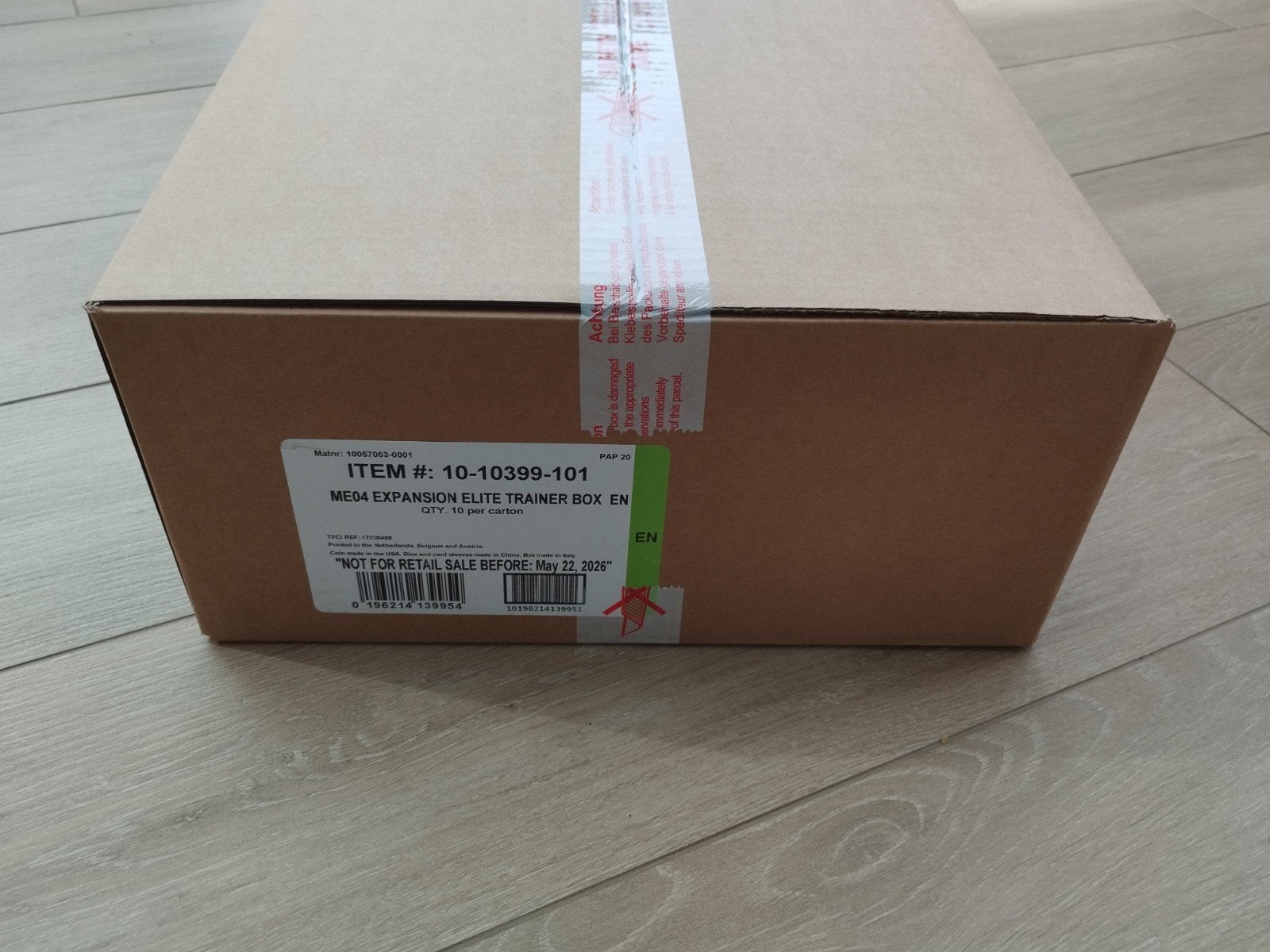 Pokémon chaos rising etb case, Ophalen
