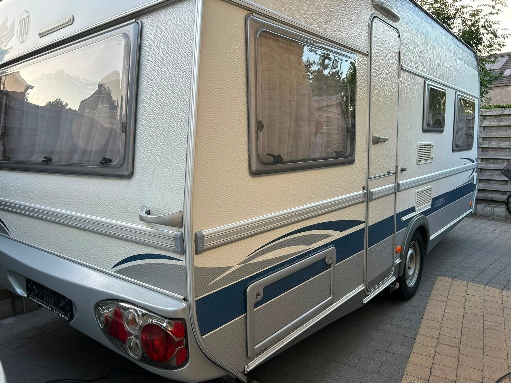 fendt met mover en isabelle voortent !!zeer mooie staat!!, Jusqu'à 4, 6 à 7 mètres, Entreprise, Porte-vélos