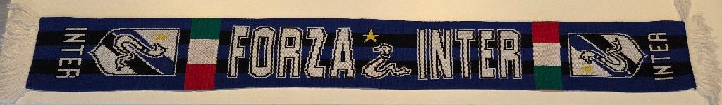 Inter Milan Voetbalsjaal – Forza Inter (Biscione), Ophalen of Verzenden, Zo goed als nieuw, Vaantje of Sjaal