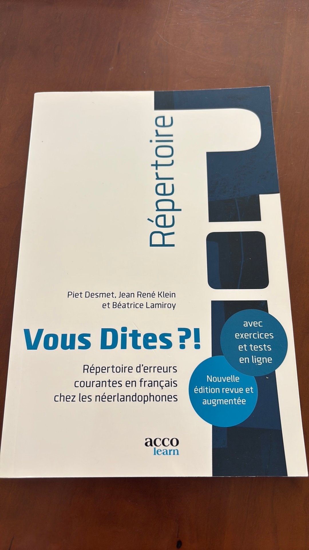 Piet Desmet - Vous Dites ?!, Boeken, Verzenden, Piet Desmet; Jean René Klein; Béatrice Lamiroy