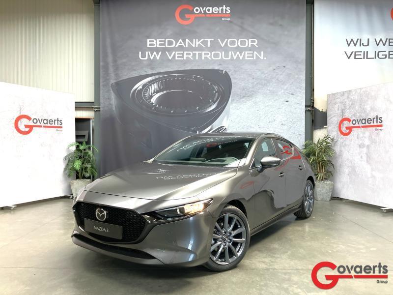 Mazda 3 2026 Mazda3 5HB 2.0L e-SKYACTIV X 186ps 6AT FWD Cent, Auto's, Automaat, 1998 cc, Zwart, 137 kW