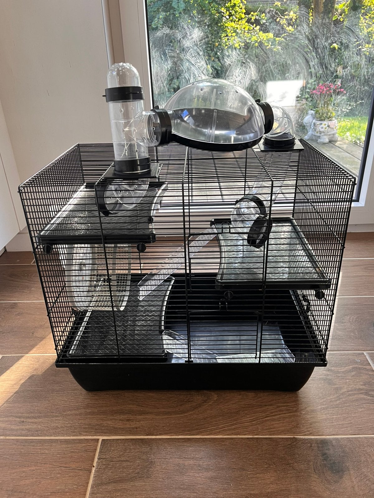 Hamsterkooi plus toebehoren, Animaux & Accessoires, Enlèvement, Comme neuf
