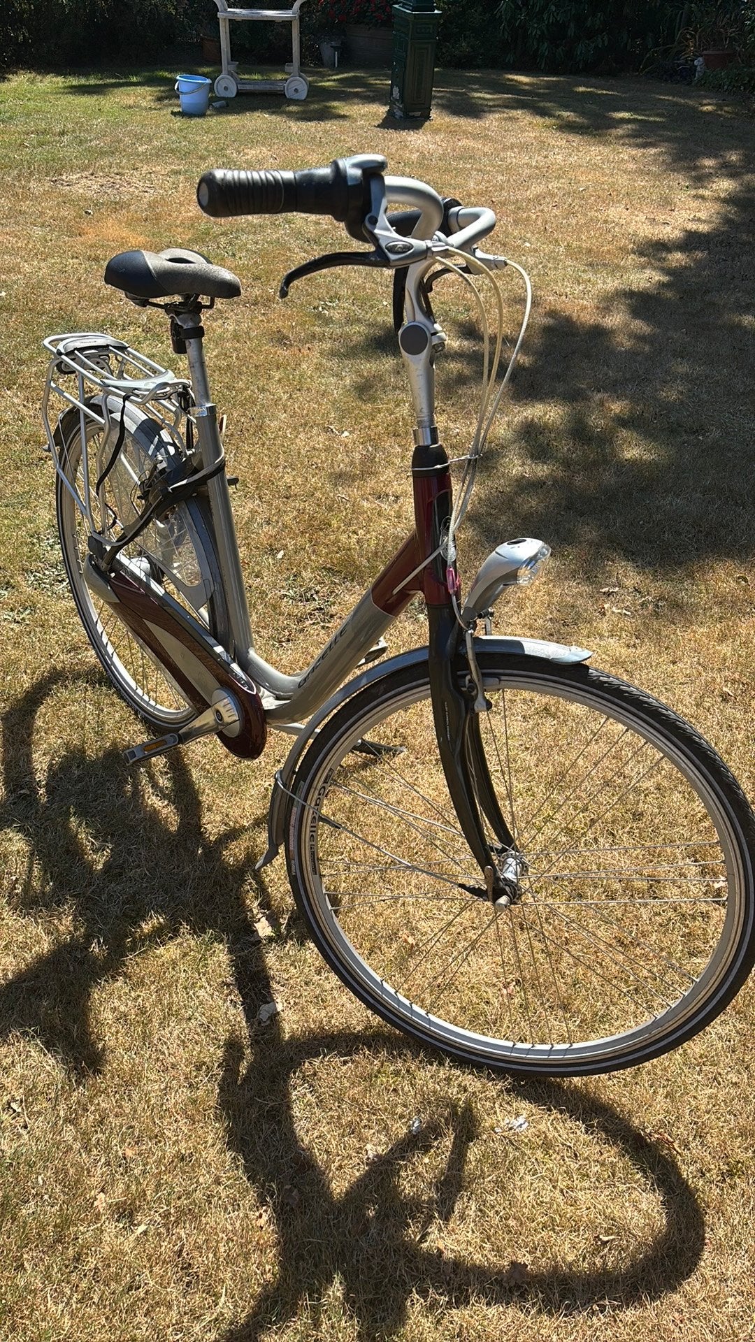 Dames fiets, Fietsen en Brommers, Ophalen, Mandje, Gazelle, 53 tot 56 cm