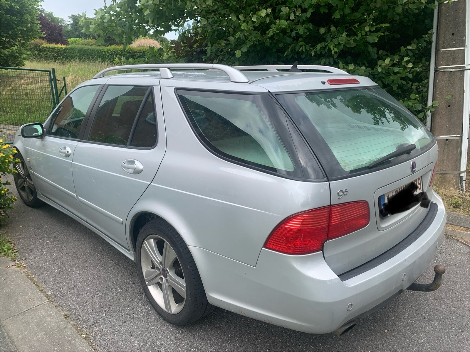 Saab a vendre problème moteur, Auto's, Zwart, Leder, 5 deurs, Particulier