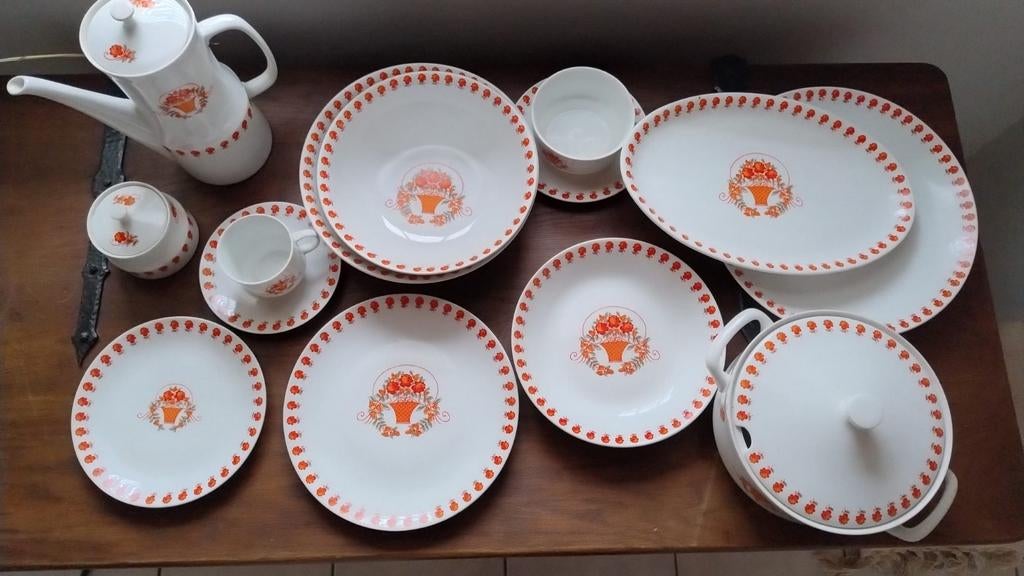 Prachtig bohemia servies, Ophalen, Bord(en)
