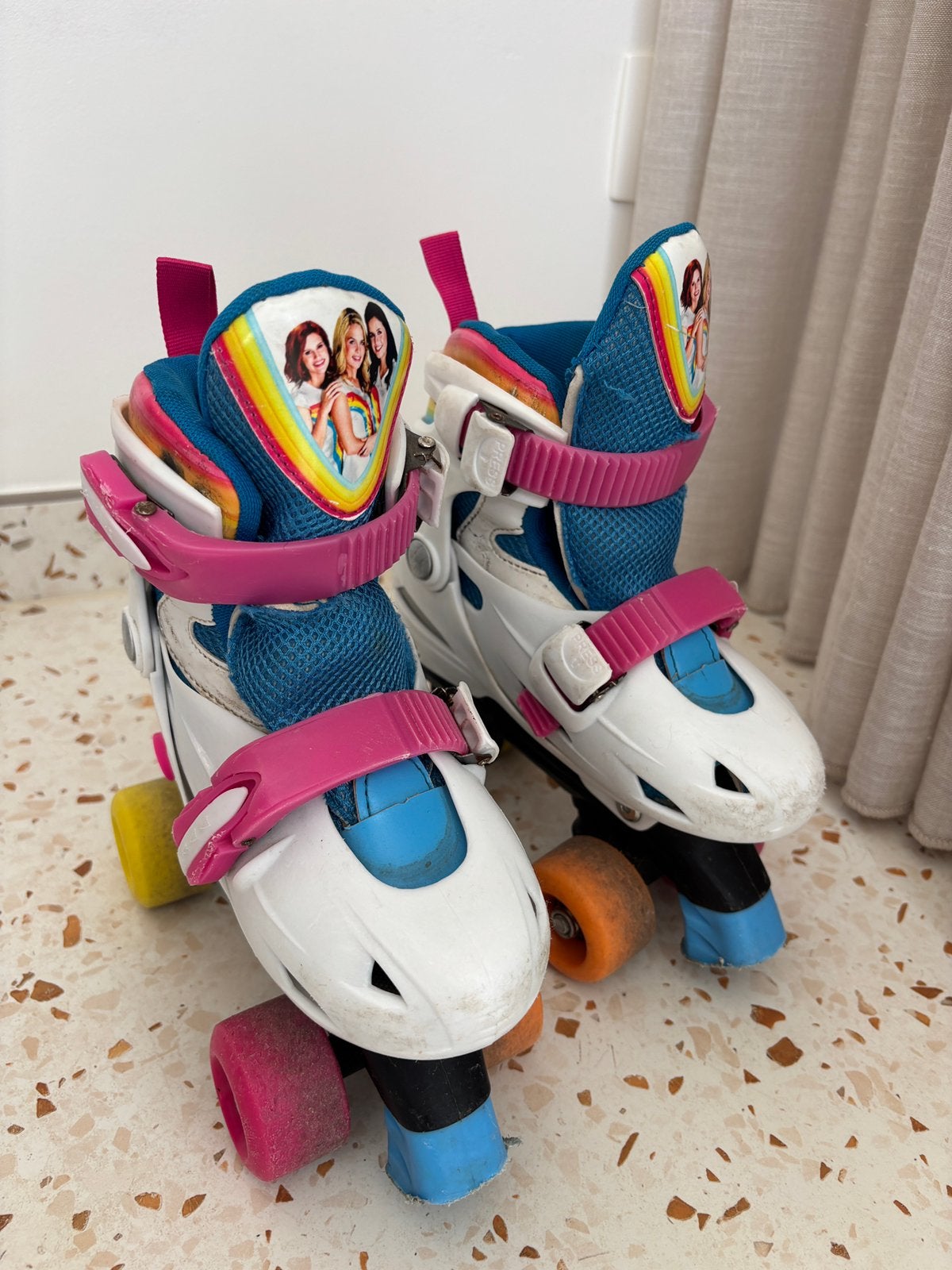 Rolschaatsen K3 maat 31-34, Ophalen, Verstelbaar, Gebruikt, Kinderen