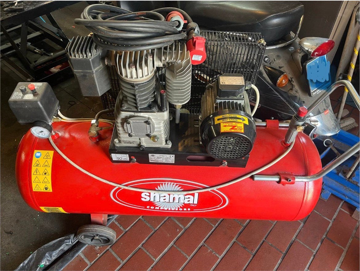 TE KOOP!!! Shamal compressor 10bar 150L 380V, Ophalen, Zo goed als nieuw