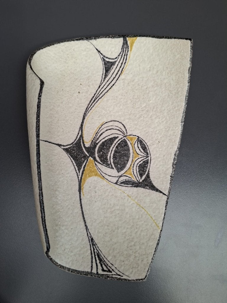 Objet céramique, Cilli Wörsdörfer, Ruscha, décor Milano, 50s, Antiquités & Art, Enlèvement ou Envoi