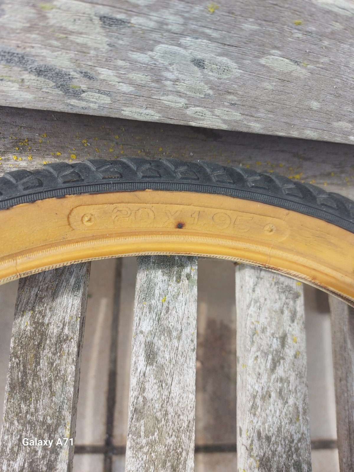 fietsband 20 x 1,95 inch, Ophalen