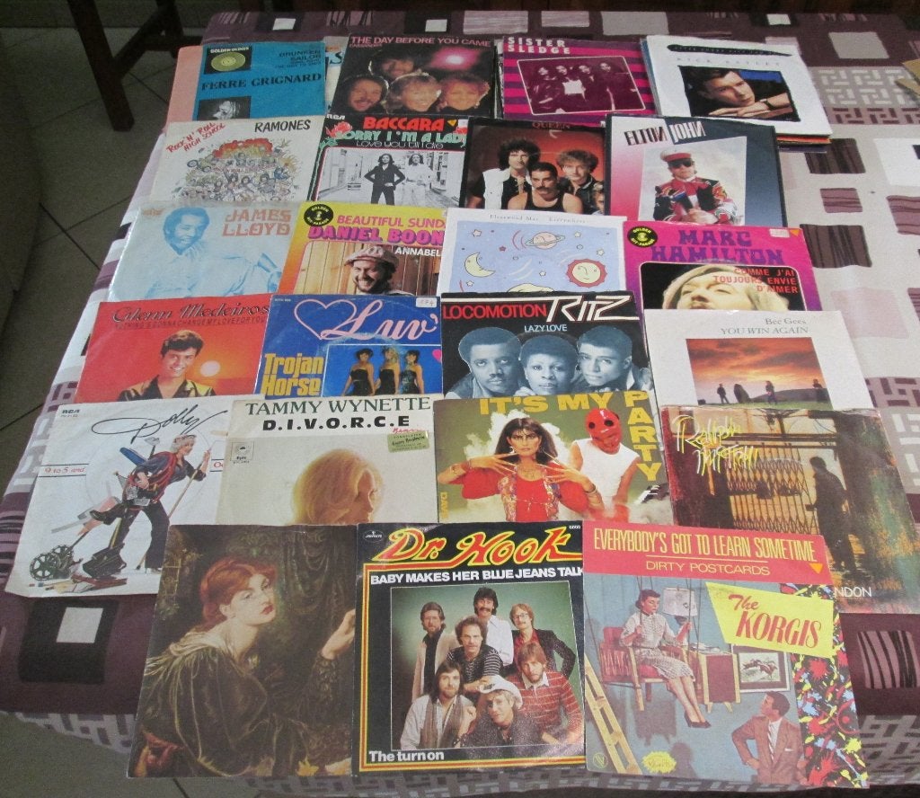 53 singles Prima Retro en vinyle, pop et rock, 70-80, Enlèvement ou Envoi, Single, Comme neuf, 1970 - 1979