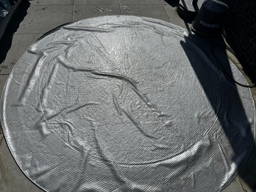 Grondzeil jacuzzi 6 personen, Enlèvement, Utilisé, Tapis de sol
