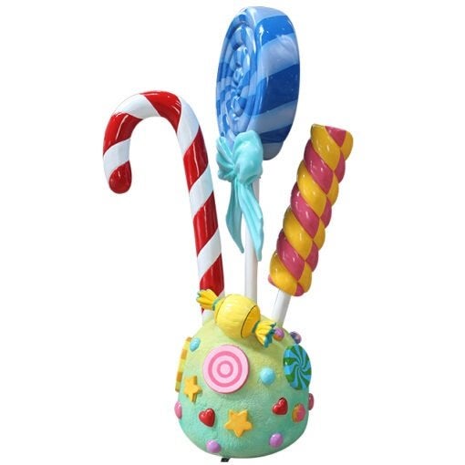 Statue Candy Cane Standee - Candycane - hauteur 218 cm, Enlèvement, Neuf