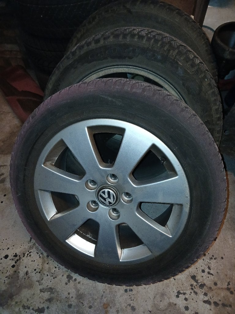 winterbanden op alu velg, Ophalen, Gebruikt, 16 inch, Banden en Velgen