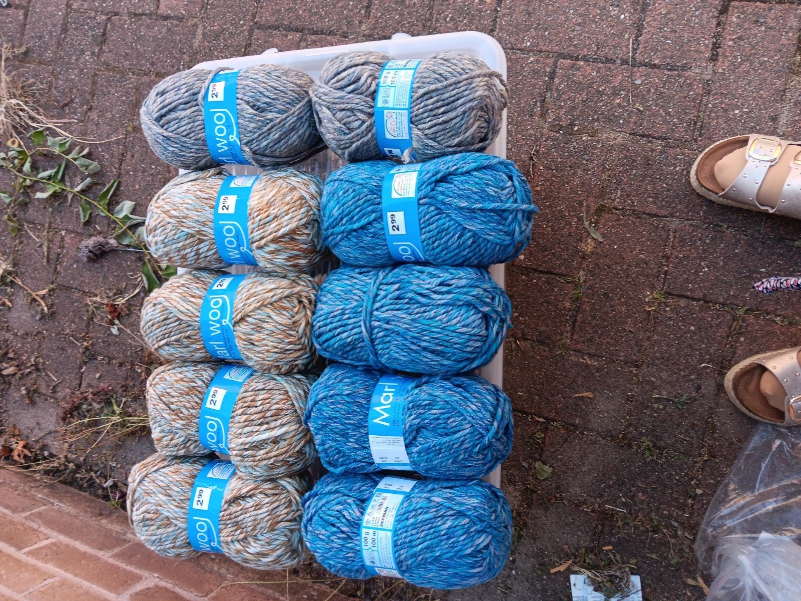 22 x "marl wool" zeeman, Hobby en Vrije tijd, Breien en Haken, Ophalen