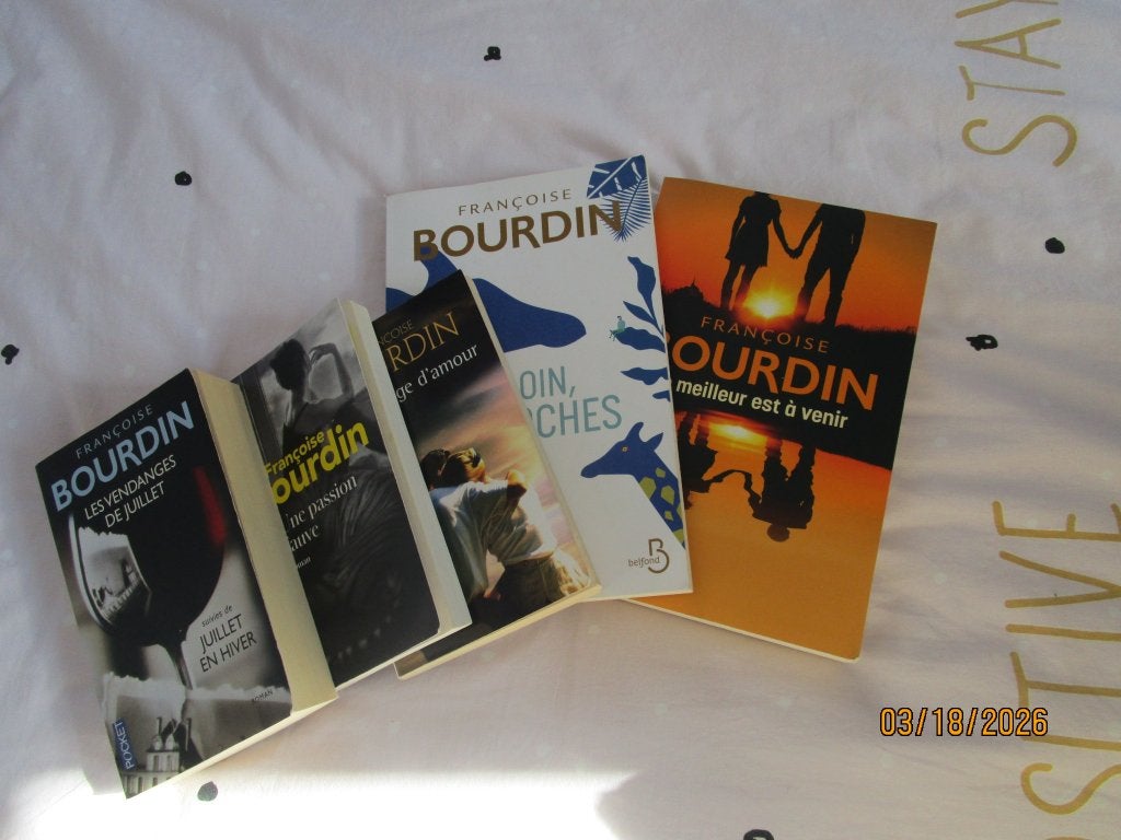 Françoise Bourdin ; romans à bon prix!, Ophalen, Gelezen, Françoise Bourdin