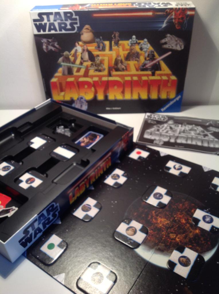 Jeu de société Star Wars Labyrinth Ravensburger, Hobby en Vrije tijd, Een of twee spelers, Ophalen, Gebruikt, Ravensburger