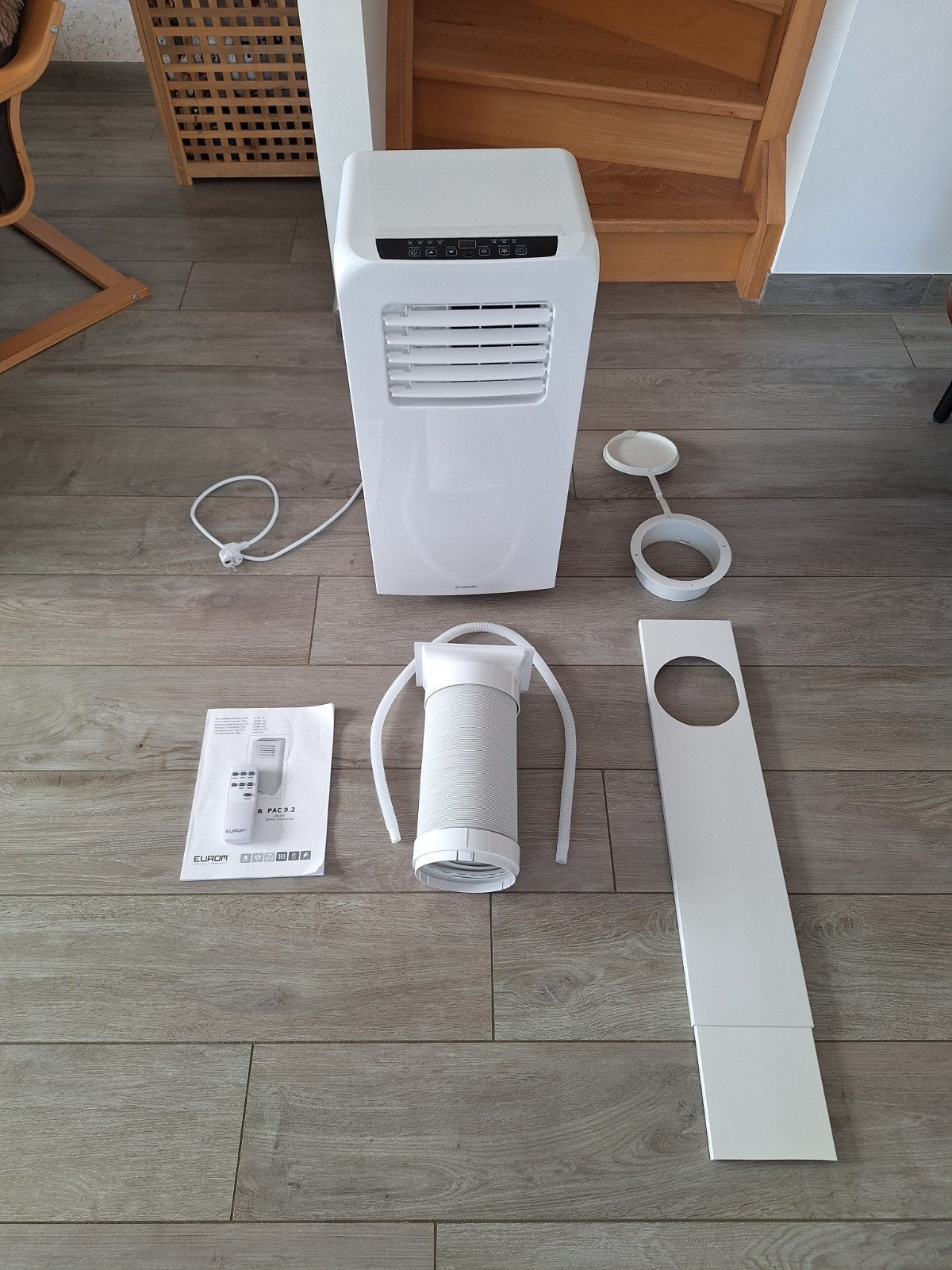 Mobiele airco EUROM PAC 9.2, 60 à 100 m³, Refroidissement et Déshumidification, Comme neuf, Enlèvement
