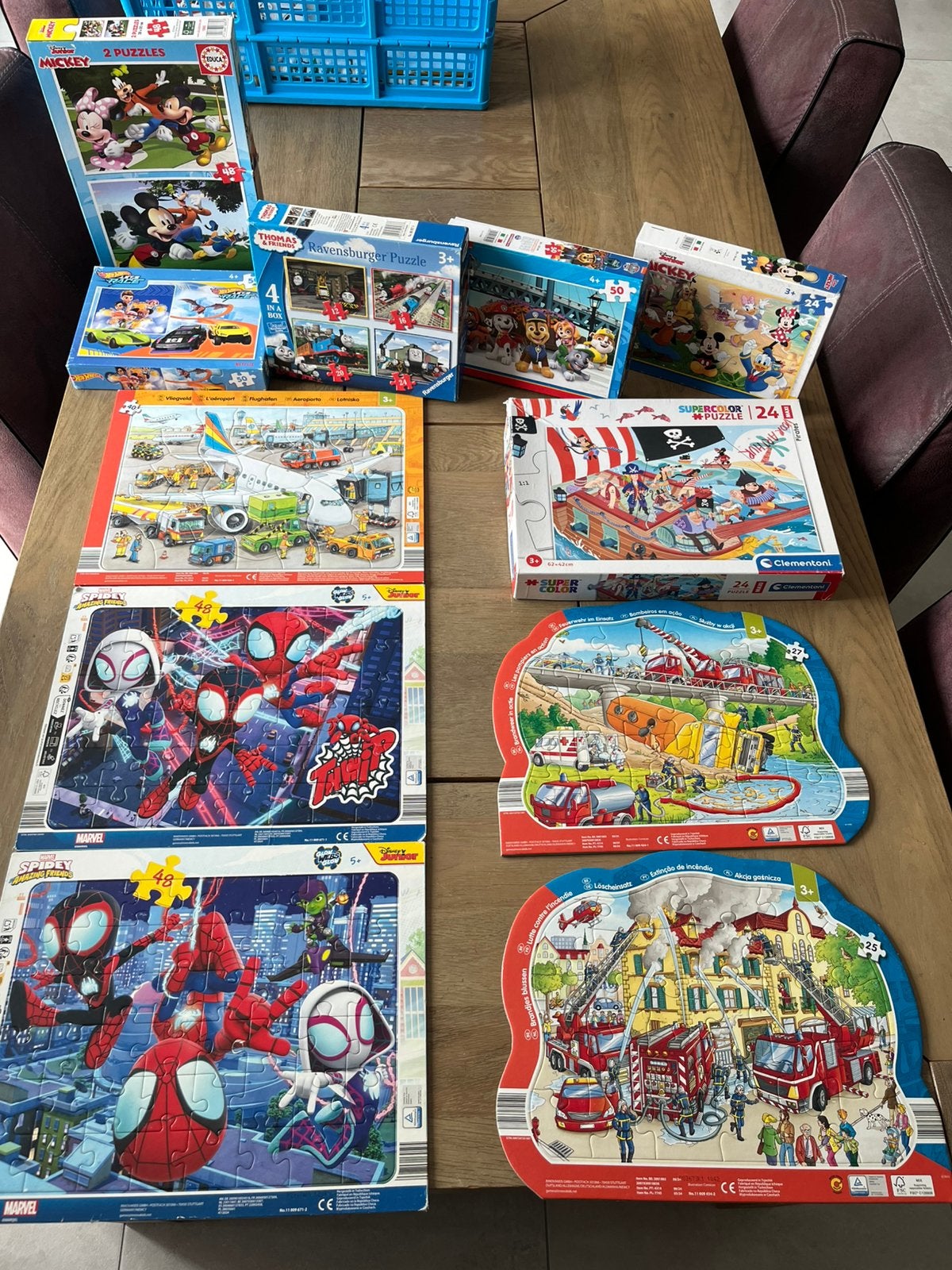 Puzzles pour enfants, Enlèvement, 10 à 50 pièces, Utilisé