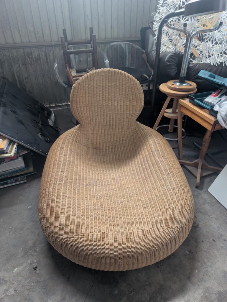 Storvik rotan fauteuil van Carl Öjerstam voor Ikea, 2001, Ophalen
