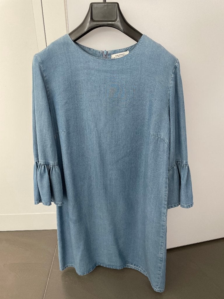 Jeanskleedje maat XS van ZARA, Blauw, Zara, Ophalen of Verzenden, Zo goed als nieuw