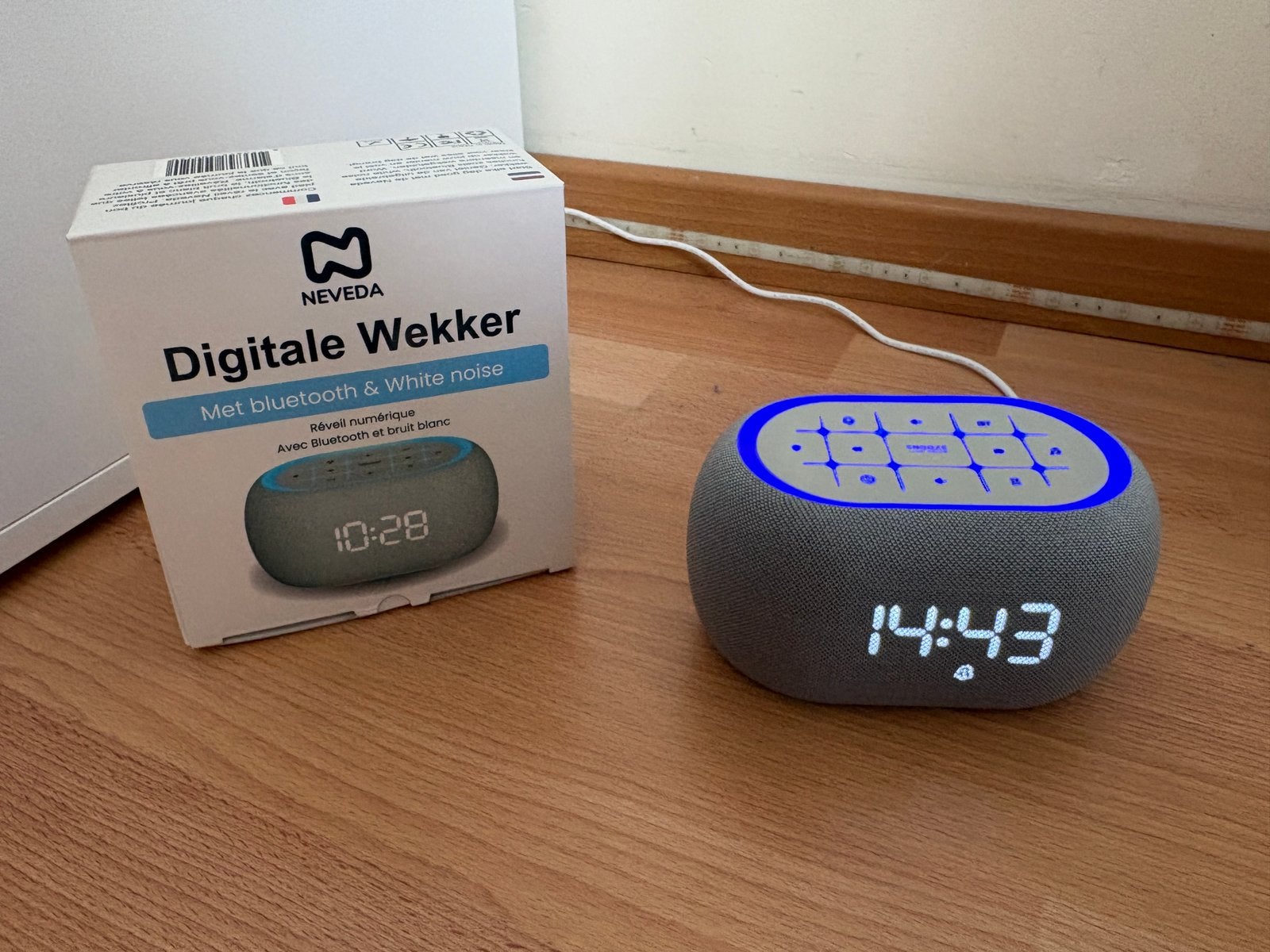 Wekker radio met bluetooth, Ophalen of Verzenden, Nieuw, Digitaal