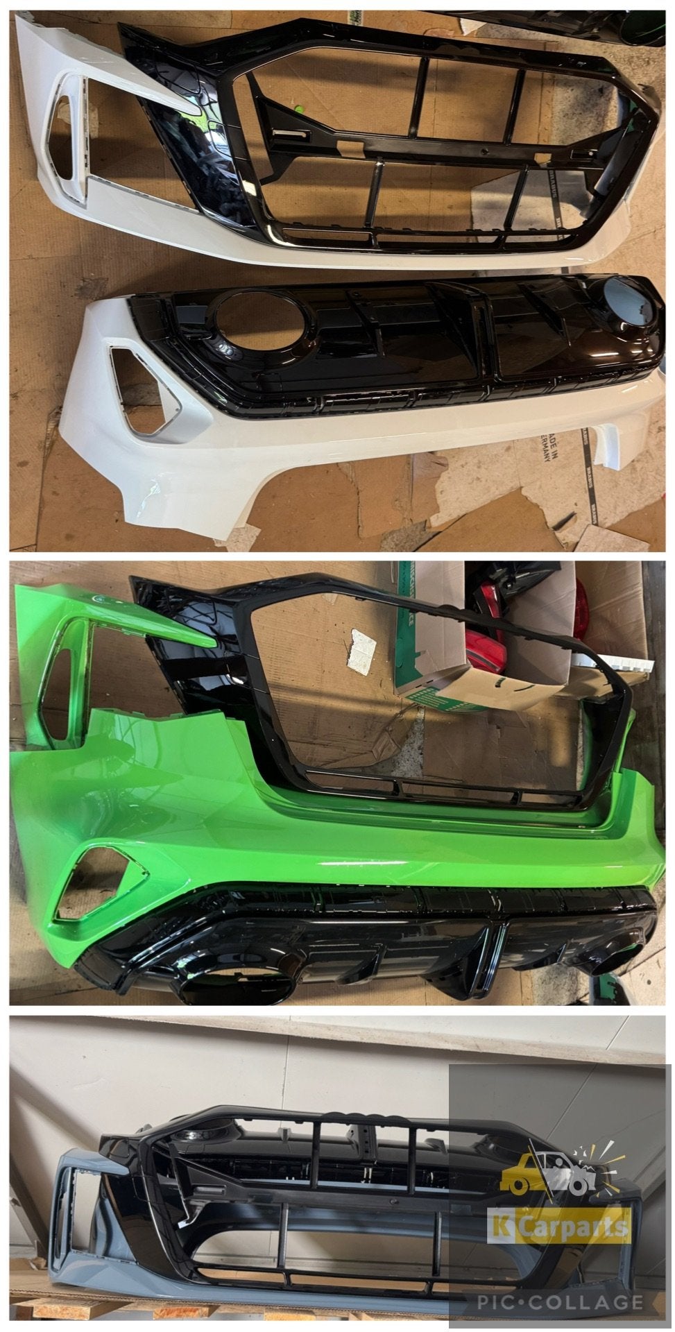 Ensemble de pare-chocs avant et arri re Audi A3 8Y Facelift, Info@fabrikant.eu, Fabrikant BV, Arrière, Pare-chocs