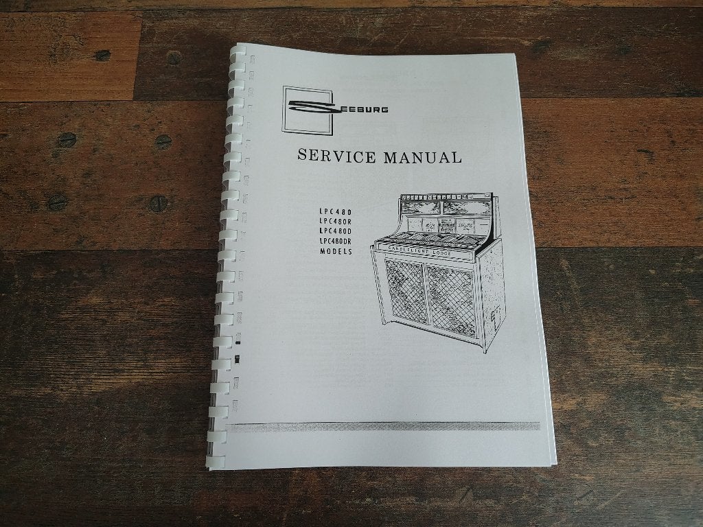 Service Manual: Seeburg LPC480 (1964) jukebox NIEUW !!, Collections, Machines | Jukebox, Seeburg, Envoi