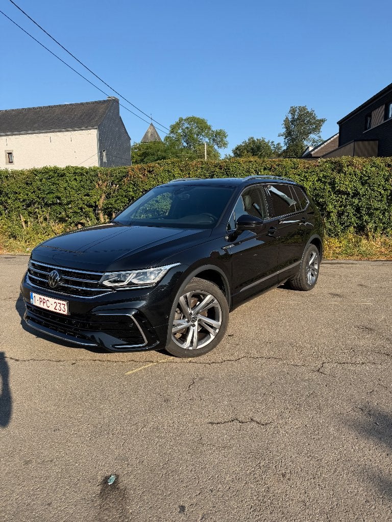 VW Tiguan Allspace R-Line Business Premium 7 places, Autos, Volkswagen, Cuir, 161 g/km, 7 places, Noir