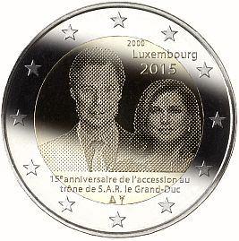 2015 Luxemburg Grooth. Hendrik, Postzegels en Munten, Munten | Europa | Euromunten, Ophalen of Verzenden, Luxemburg, Losse munt