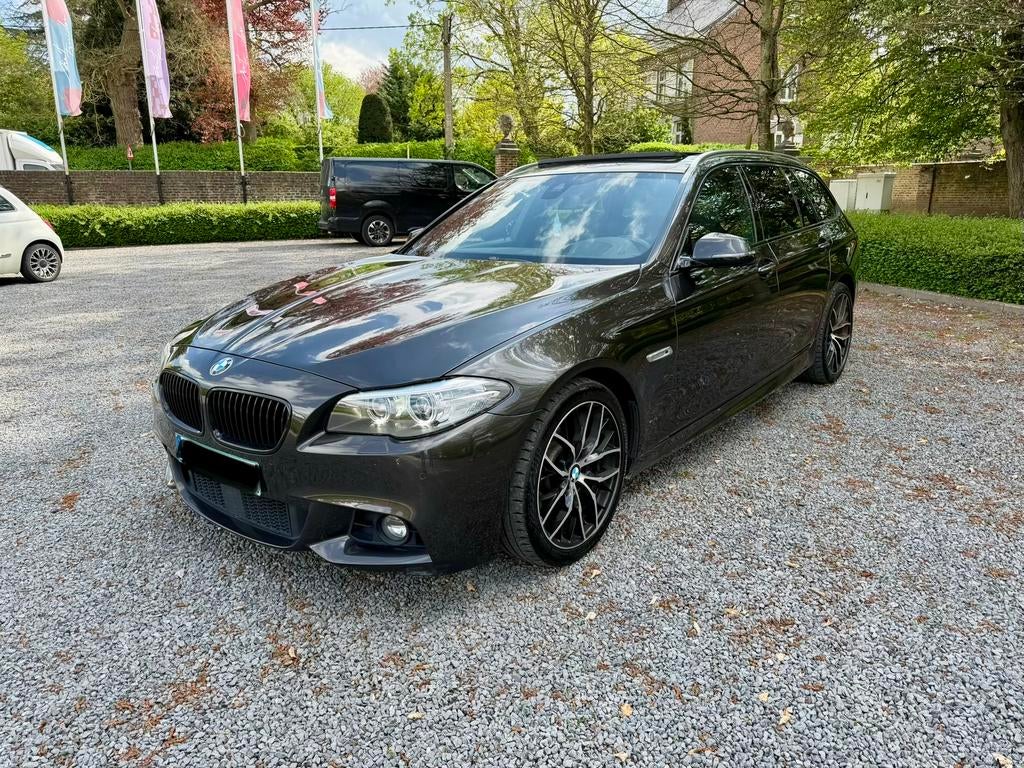Bmw 520d 184ch M-pack, HUD LCI Key-less Pano Euro6b, Cuir, Entreprise, 2000 kg, Carnet d'entretien