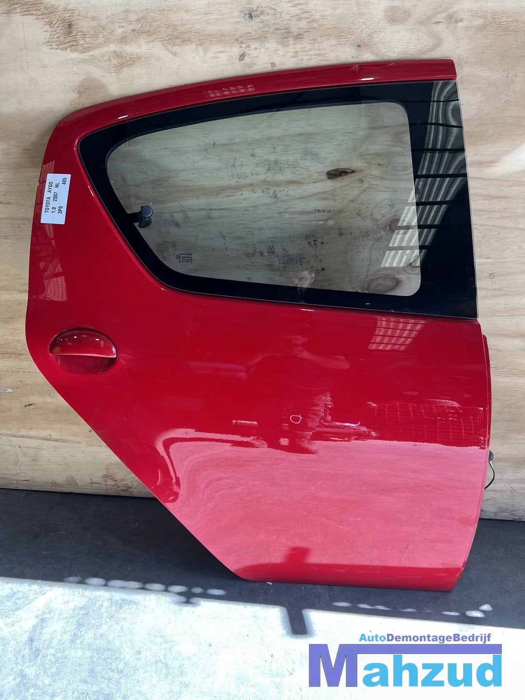 TOYOTA AYGO ROOD 3P0 Rechts achter deur portier 2005-2014, Auto-onderdelen, Info@toyota.co.jp, Gebruikt, Deur, Achter