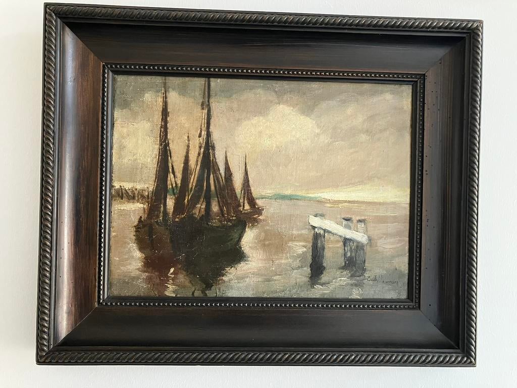 Schilderij Emile Lammers, Antiquités & Art, Enlèvement ou Envoi