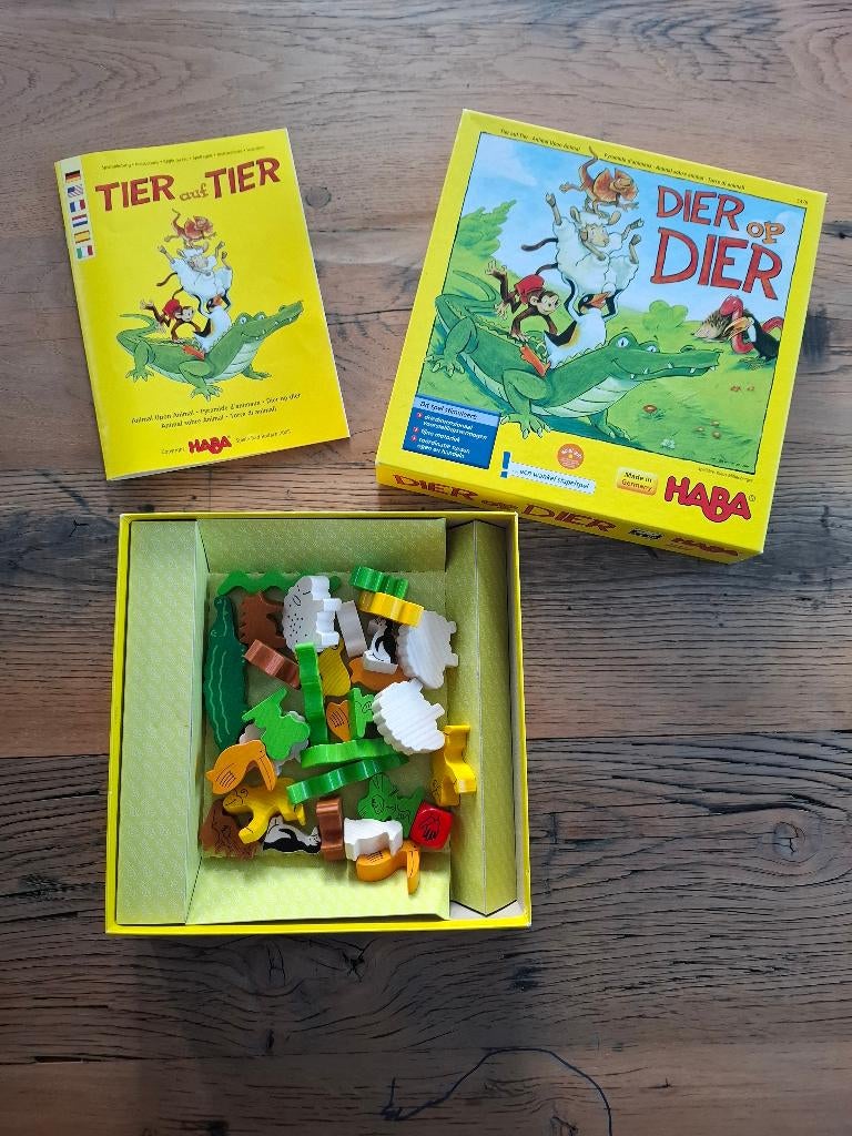 4 Haba spelletjes, Hobby en Vrije tijd, Ophalen of Verzenden, Zo goed als nieuw, Haba
