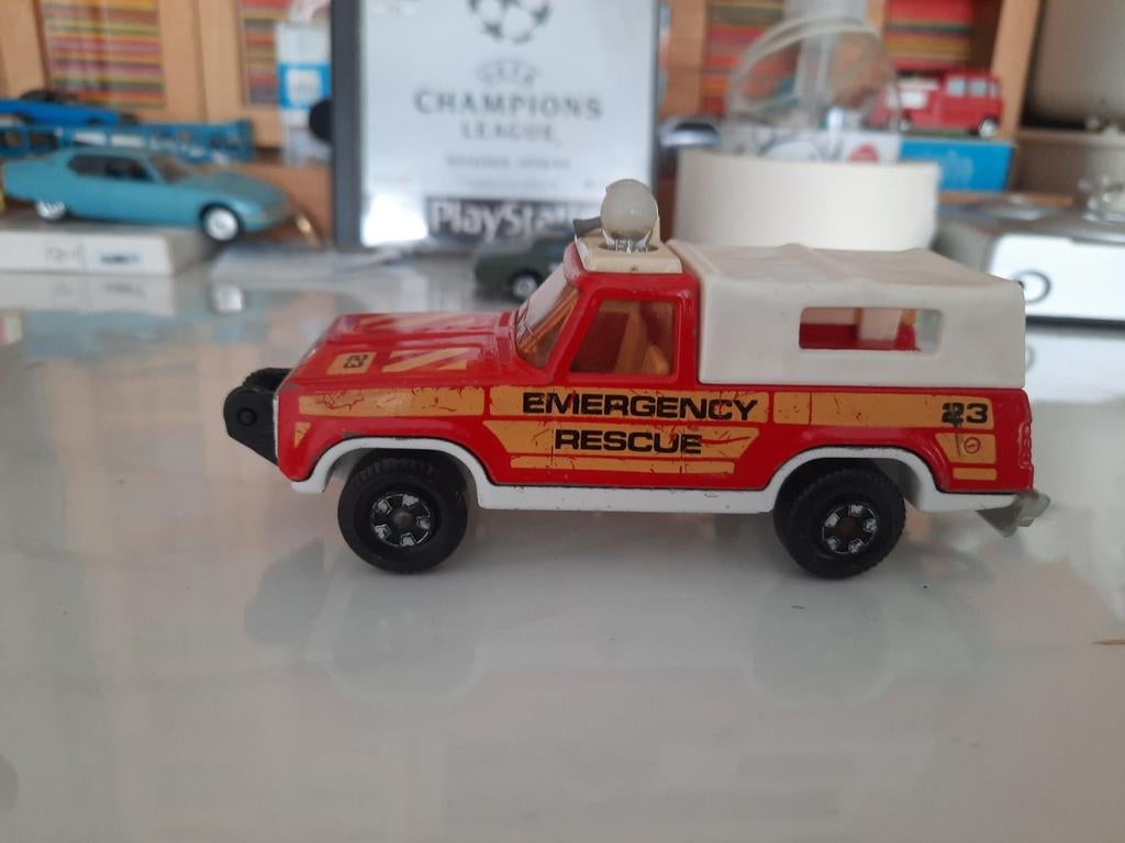 Véhicule d'urgence Matchbox Super Kings, Enlèvement ou Envoi, Utilisé, Voiture