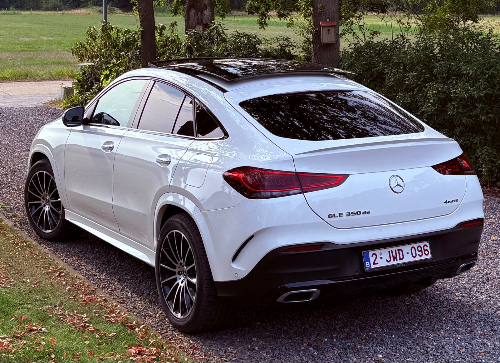MERCEDES GLE coupe AMG line Hybride!12-2021, Auto's, Dealer onderhouden, 4 cilinders, Wit, Leder