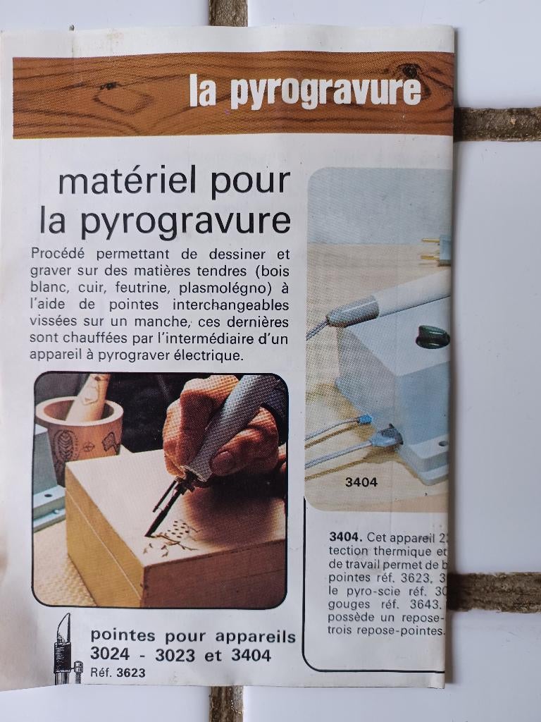 Appareil de pyrogravure, Enlèvement ou Envoi, Utilisé