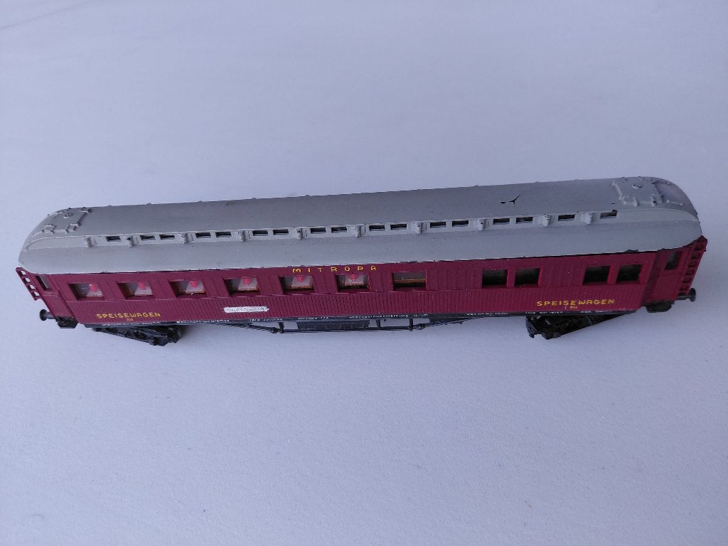 Mitropa Speisewagen Dresden-Brambach, Gebruikt, Gelijkstroom, Wagon, Analoog