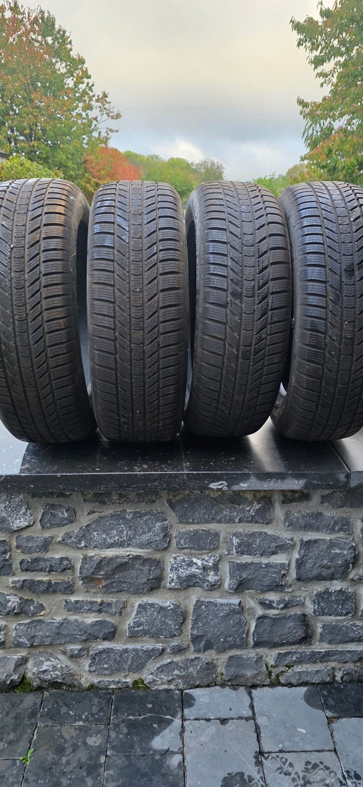 4 pneus hiver Continental – 215/60 R17, Ophalen, Winterbanden, Band(en)