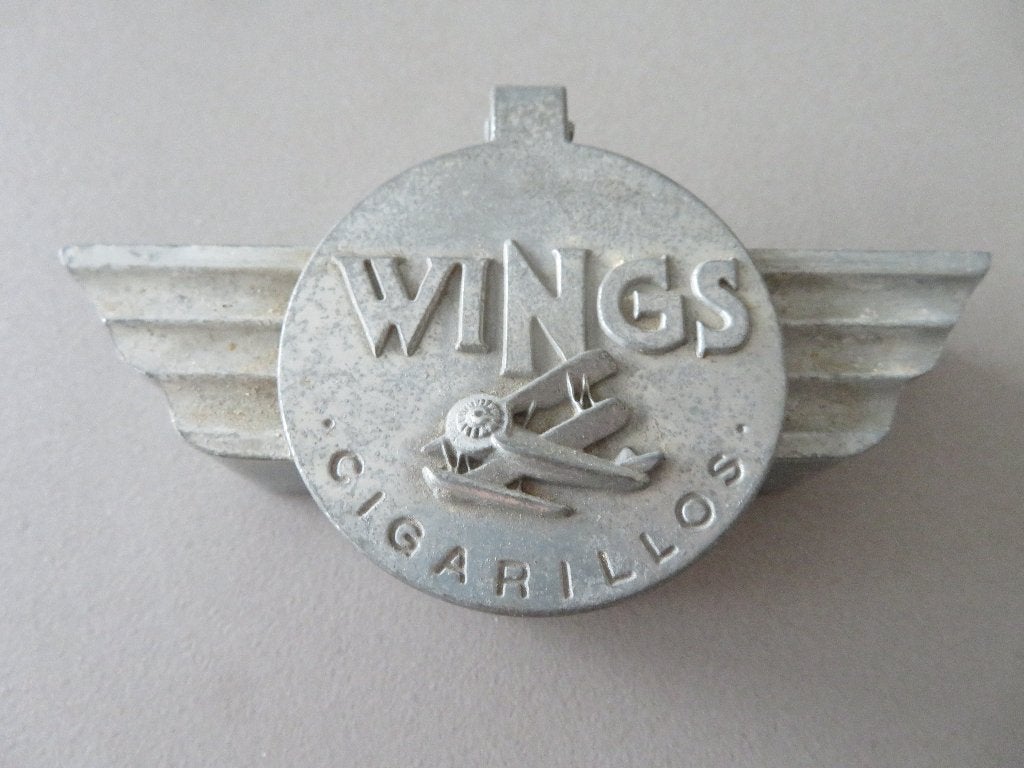 oud vliegtuig asbakje WINGS Cigarillos, Ophalen of Verzenden, Zo goed als nieuw, Asbak