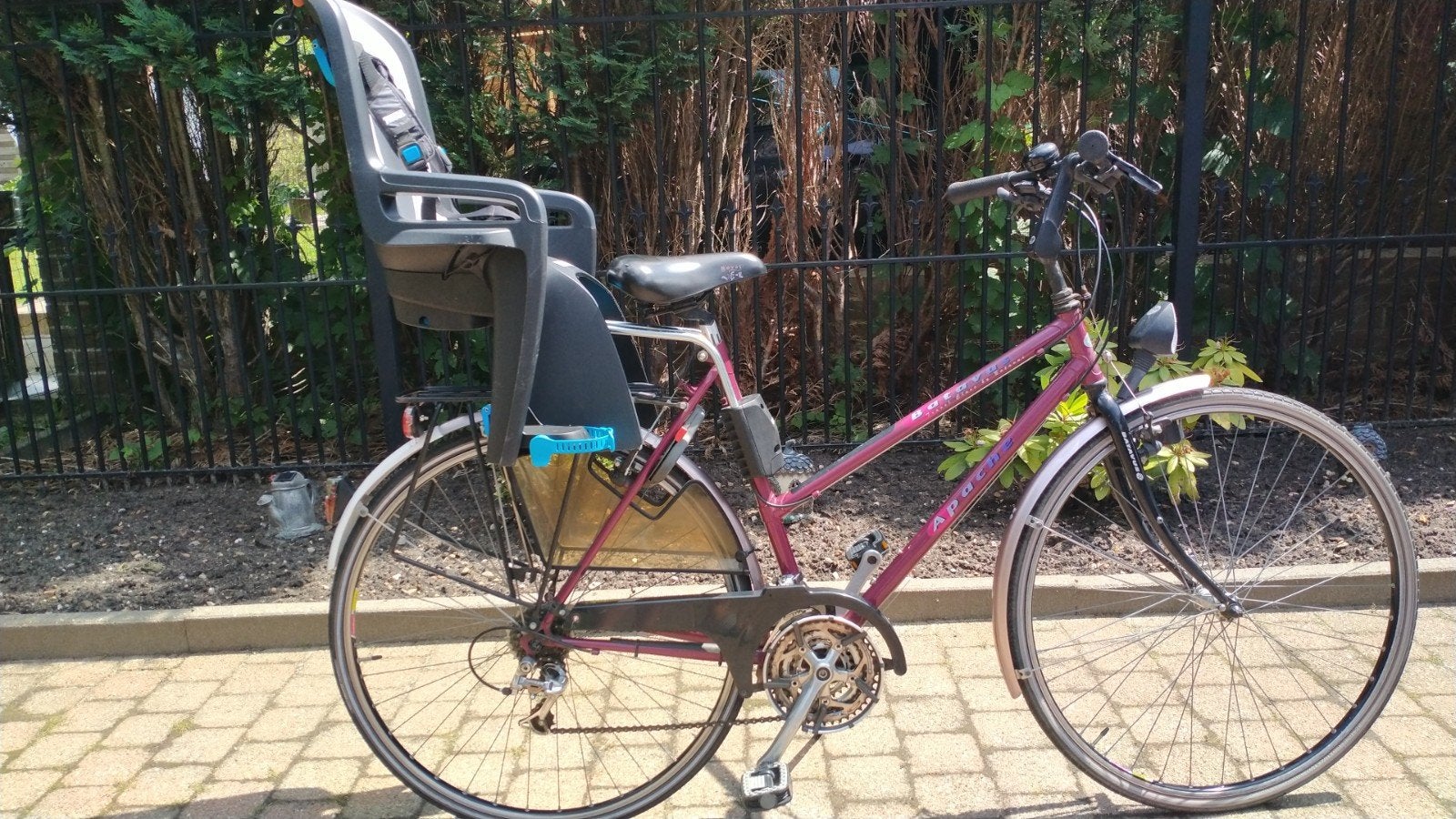 damesfiets met stoeltje, Ophalen, Versnellingen