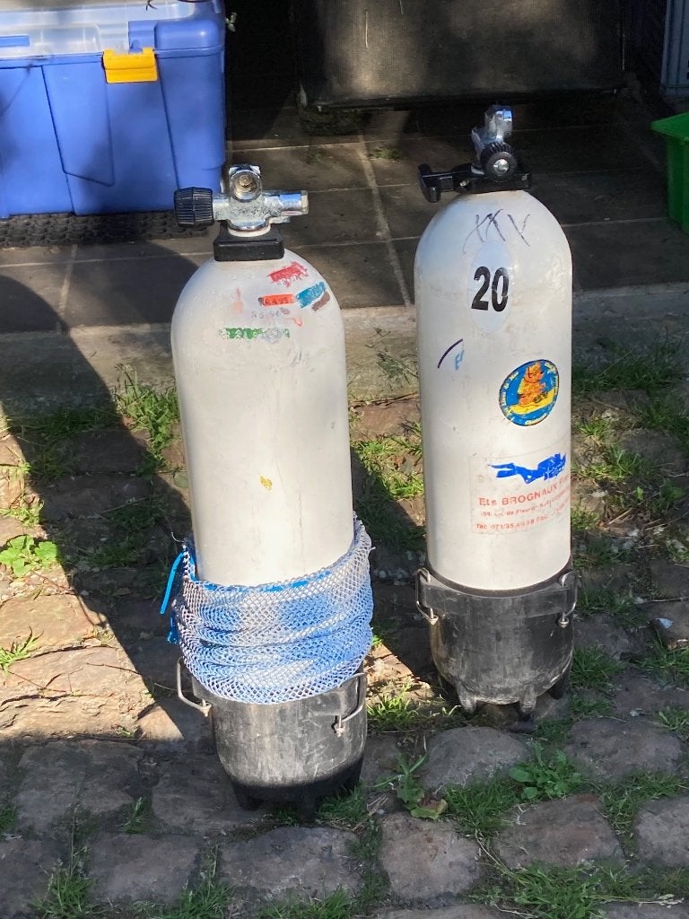 plongée bouteilles, Enlèvement, Utilisé, Bouteille de plongée