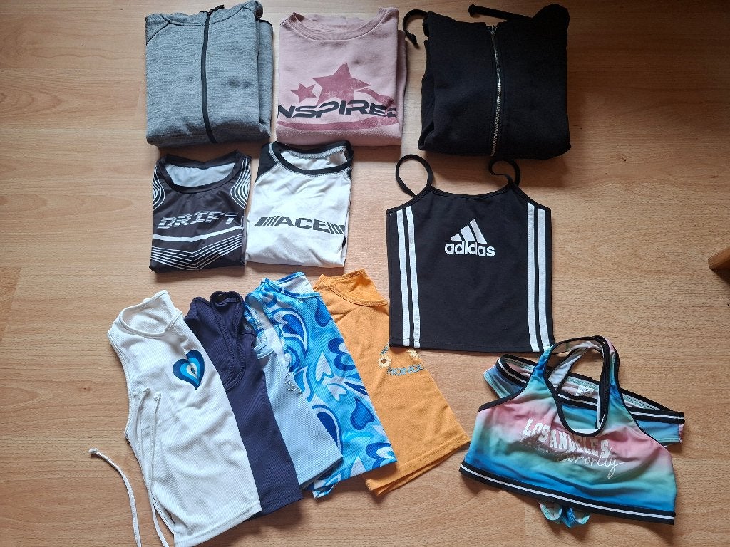 12 topjes en truien in maat 170 of XS in zeer goede staat, Kinderen en Baby's, Kinderkleding | Maat 170, Ophalen, Gebruikt, Meisje