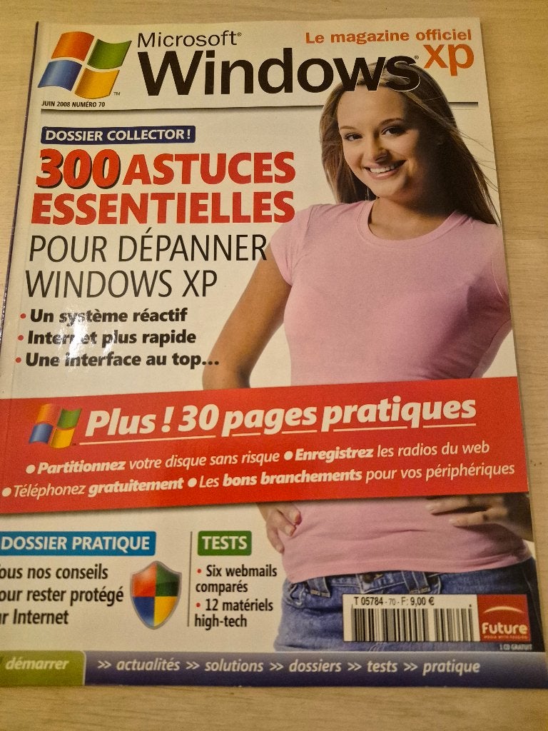 Windows XP Le magazine officiel 70, Collections, Revues, Journaux & Coupures, Enlèvement ou Envoi, 1980 à nos jours, Journal ou Magazine