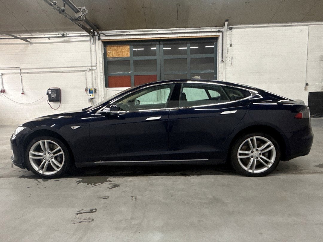 Tesla Model S 85 Base | Camera | Navigatie, Auto's, Automaat, Achterwielaandrijving, Gebruikt, Zwart