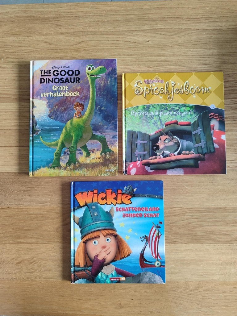 3 hardcover sprookjesboeken, Ophalen, Zo goed als nieuw