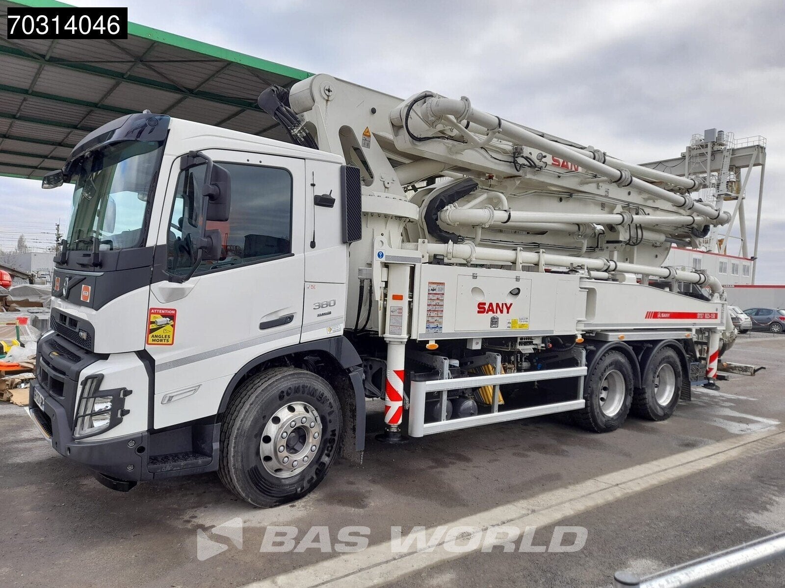 Volvo FMX 380 6X4 Sany SY37 RZ5-150 concrete pump steel susp, Achat, Euro 6, Entreprise, Diesel