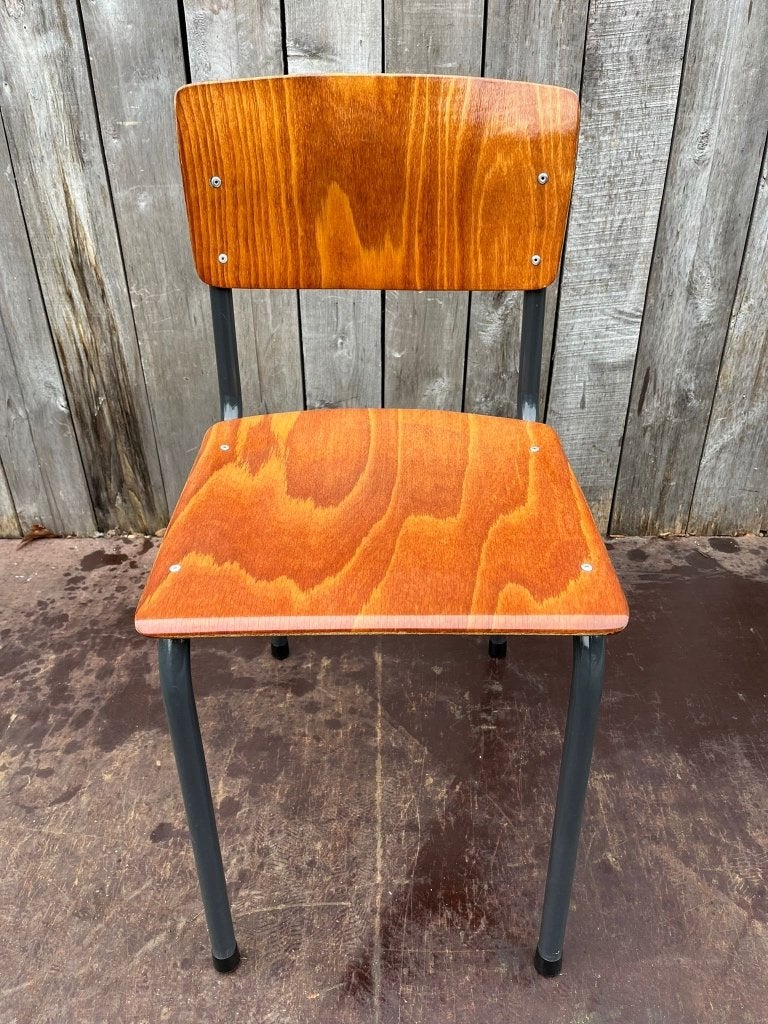 Chaise Pagholz « de bureau » Marko (40 en stock), Maison & Meubles, Bois, Marko ‘kantoor’ Pagholz stoel, Enlèvement ou Envoi, Brun