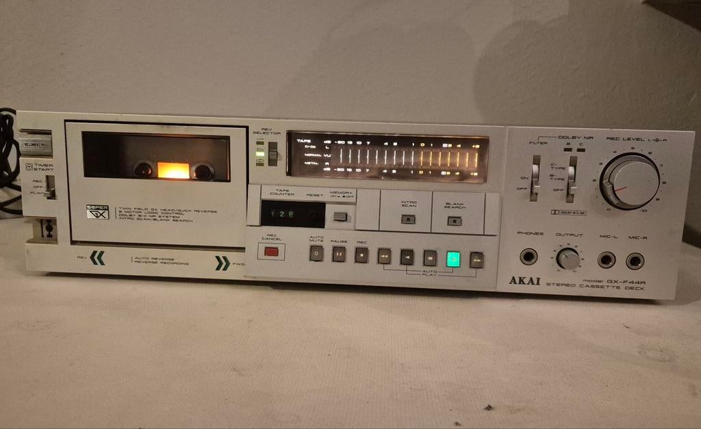 Vintage Akai cassettedeck GX-F44R, Enlèvement, Akai